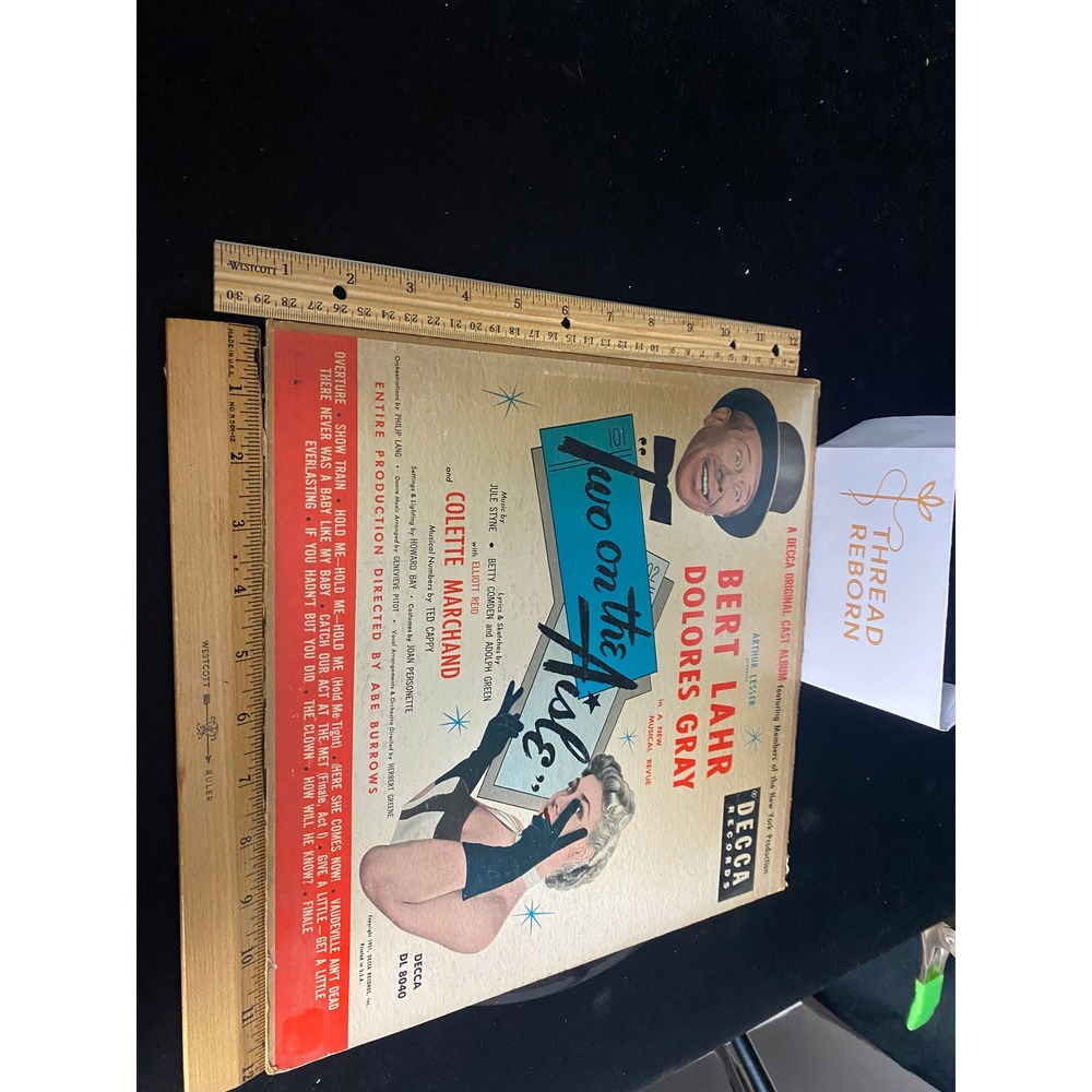 Two on the Aisle Bert Lahr Dolores Gray DECCA‎ Original Cast Album